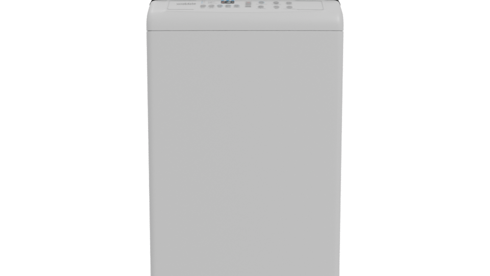 Compact Modern Washing Machine 3D - Professional 3D Model Render 11