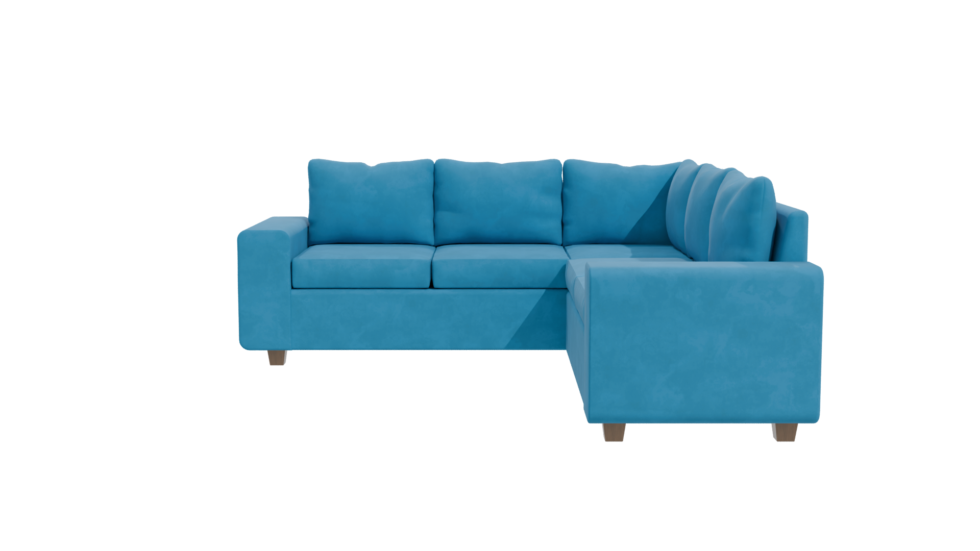 Contemporary L-Shaped Sofa 3D - Professional 3D Model Render 11