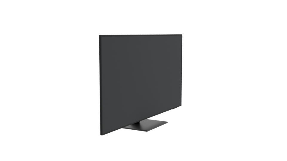 Sleek Modern TV Display 3D - Professional 3D Model Render 9