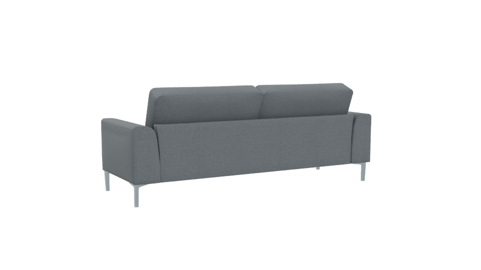Contemporary Fabric Sofa 3D Model - Professional 3D Model Render 4
