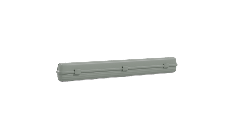 LED Water Resistant Light Fixture 3D - Professional 3D Model Render 10