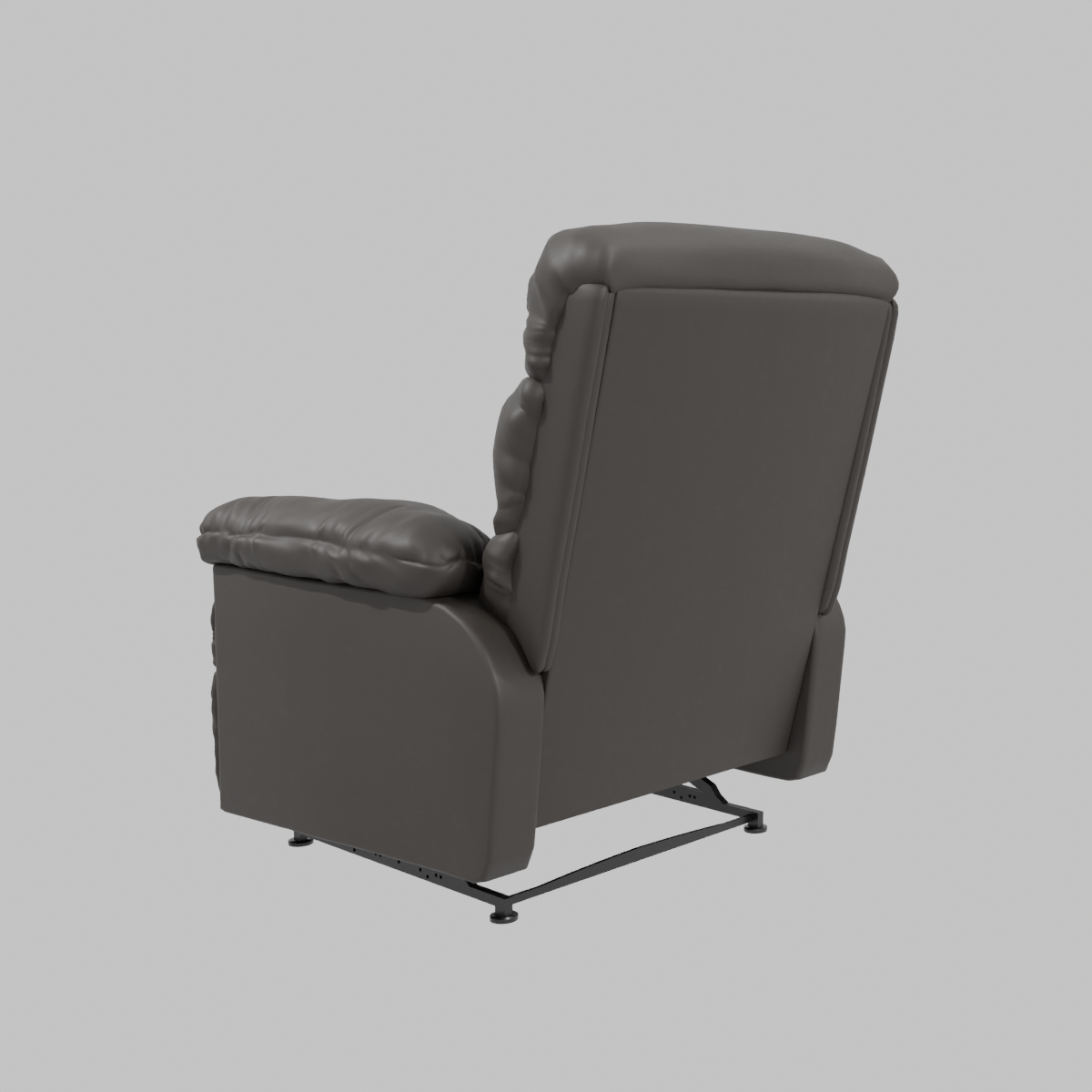 RECLINABLE 1 CUERPO MECTA PU MARRÓN