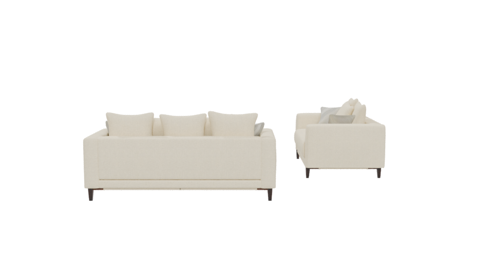 Elegant Modern Sofa Set 3D - Professional 3D Model Render 5