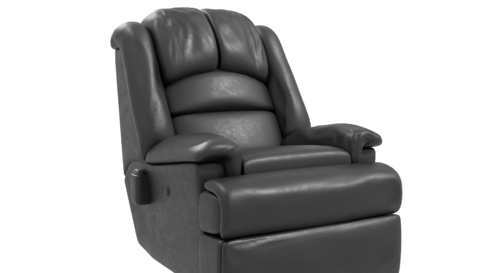 Realistic Recliner Chair 3D Model - Professional 3D Model Render 10