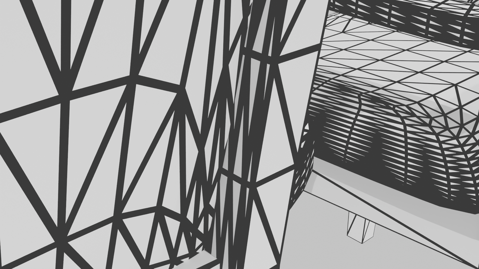 Elegant Black Upholstered Dining Chairs - Professional 3D Model Render 8