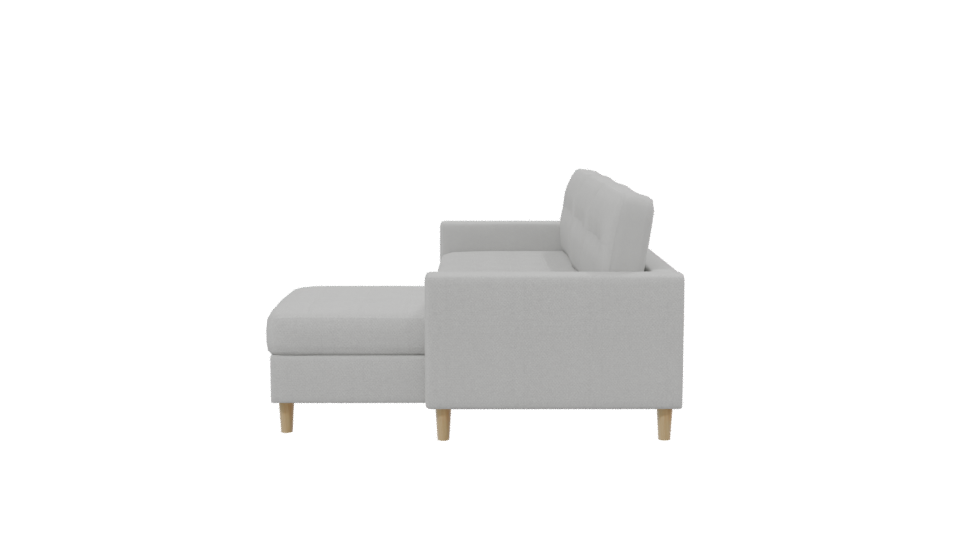 Stylish Modern Sectional Sofa 3D Model - Professional 3D Model Render 2