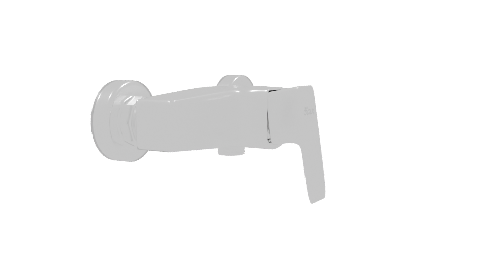 Sleek Modern Wall Hook 3D - Professional 3D Model Render 9