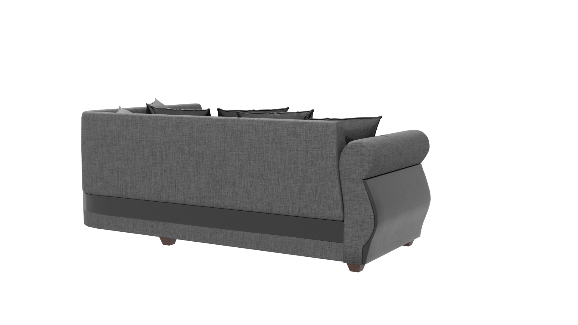 Stylish Corner Sofa 3D Model - Professional 3D Model Render 6