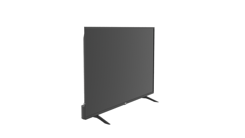 Sleek Flat Screen TV Model - Professional 3D Model Render 9