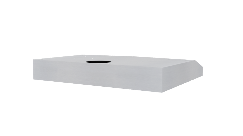 Sleek Kitchen Range Hood Model - Professional 3D Model Render 6