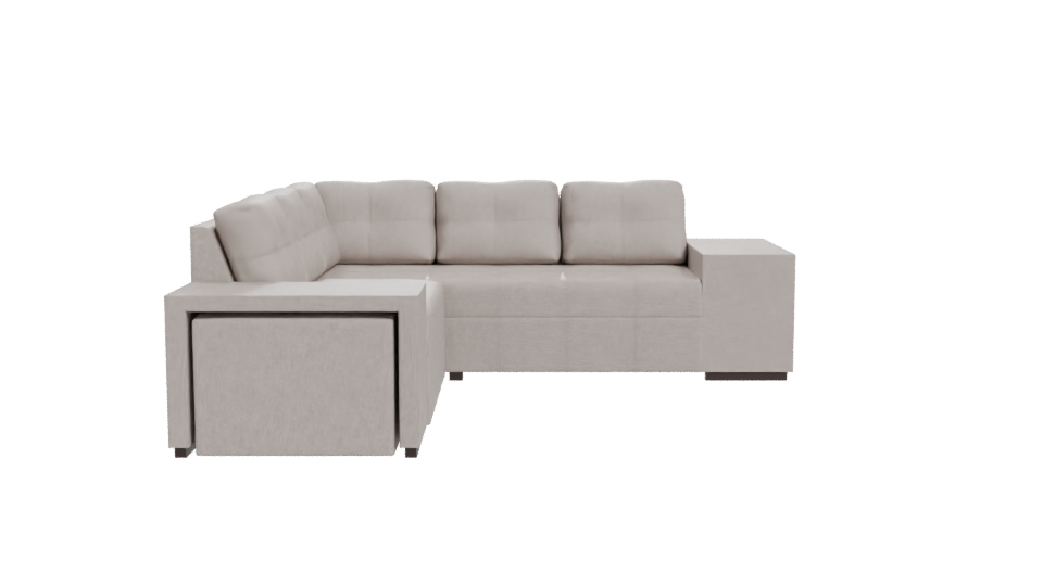 Contemporary Michelle Sectional Sofa 3D - Professional 3D Model Render 11