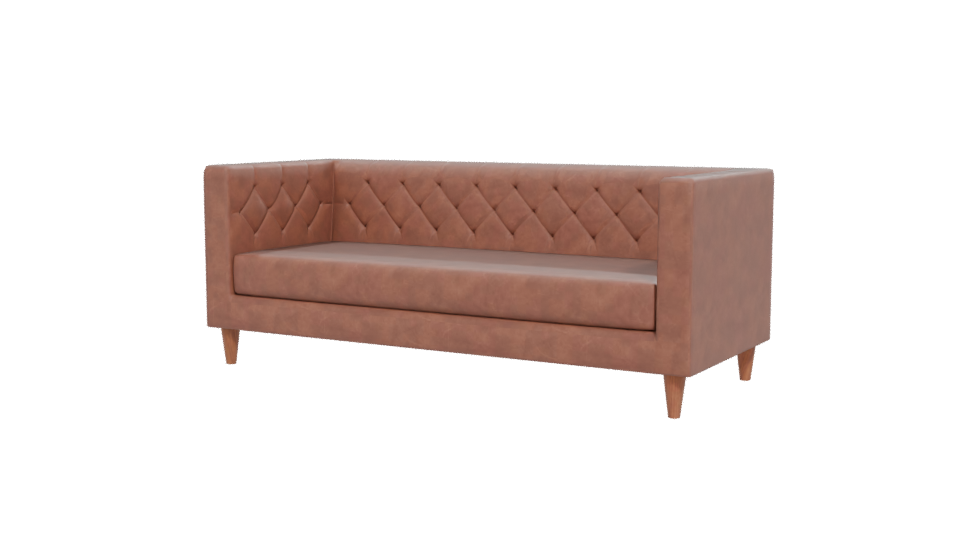 Brescia Tabacco Modern Sofa 3D - Professional 3D Model Render 12