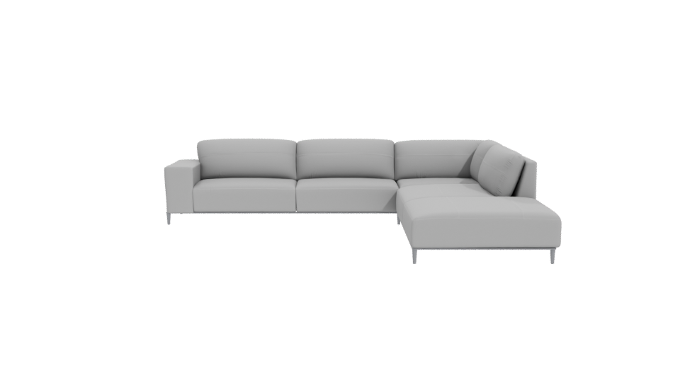 Stylish L-Shaped Sofa Model - Professional 3D Model Render 11
