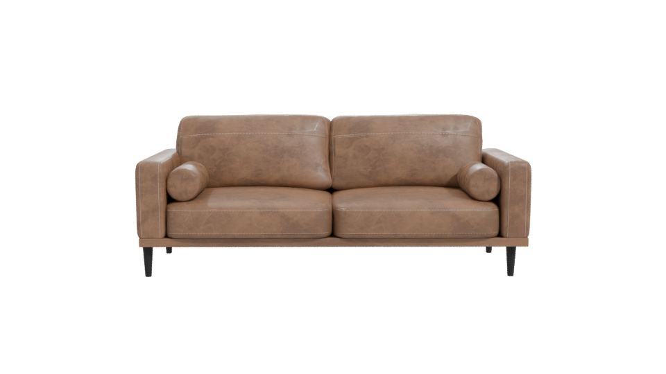 Stylish Leather Sofa Model - Professional 3D Model Render 11
