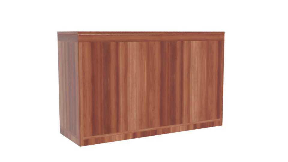 Stylish Wooden Console Table 3D - Professional 3D Model Render 4