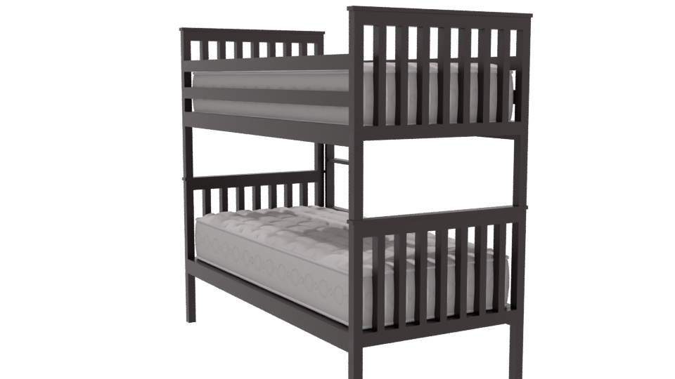 Stylish Baby Crib 3D Model - Professional 3D Model Render 10