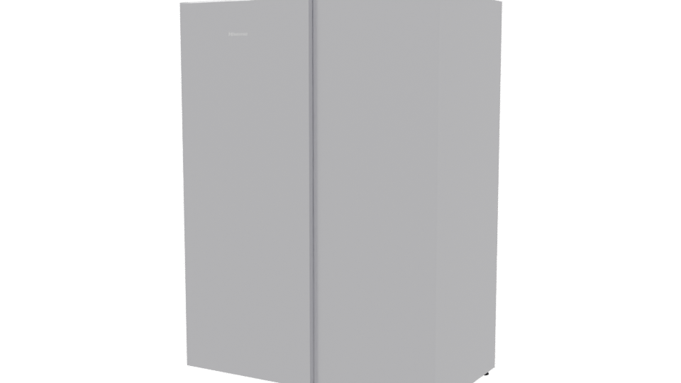 Sleek White Refrigerator 3D Model - Professional 3D Model Render 3