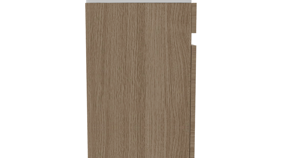 Stylish Wooden Office Bin Model - Professional 3D Model Render 8