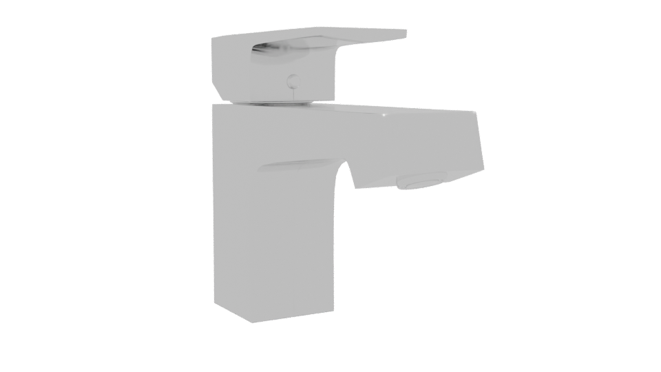 Sleek Modern Bathroom Faucet - Professional 3D Model Render 13