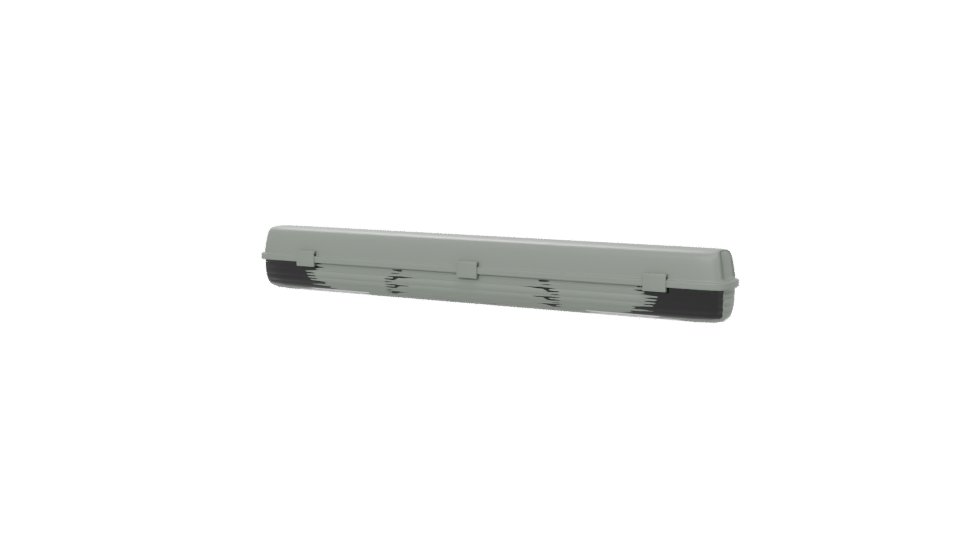 LED Water Resistant Light Fixture 3D - Professional 3D Model Render 6