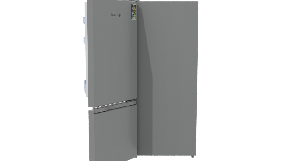 Stylish Modern Refrigerator 3D Model - Professional 3D Model Render 2