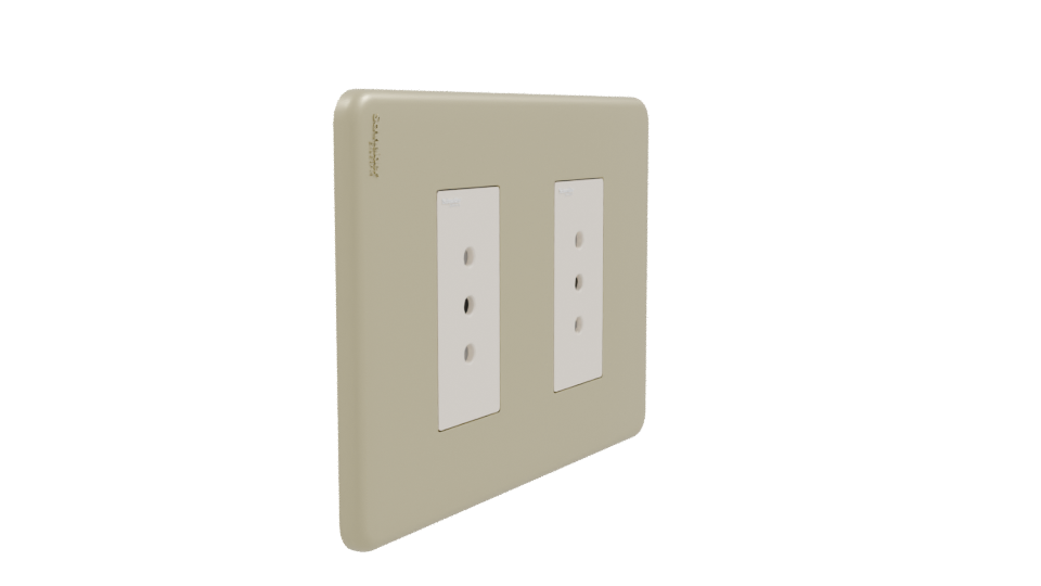 Realistic Electrical Outlet Model - Professional 3D Model Render 9