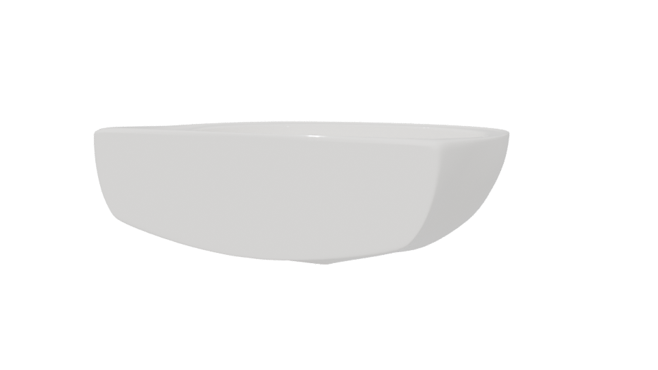 Stylish Freestanding Bathroom Tub - Professional 3D Model Render 6