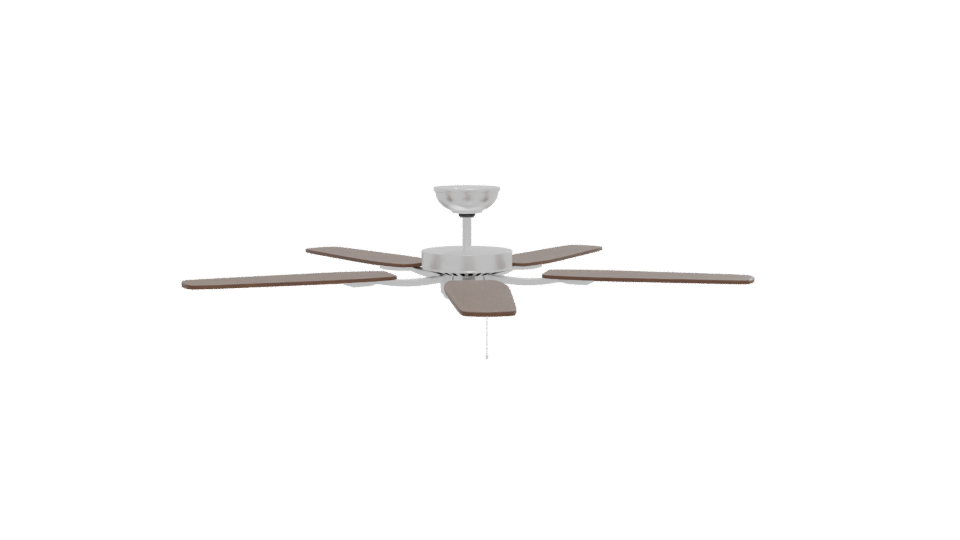 Modern Ceiling Fan 3D Model - Professional 3D Model Render 12