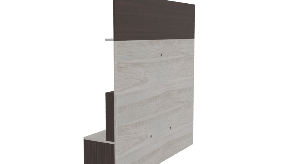 Contemporary TV Stand 3D Model - Professional 3D Model Render 3