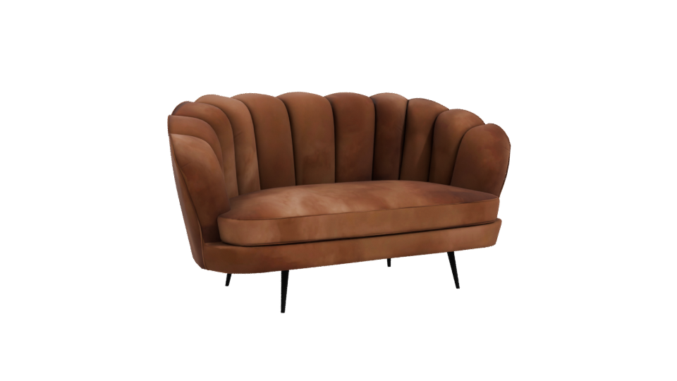 Stylish Love Seat 3D Model - Professional 3D Model Render 10