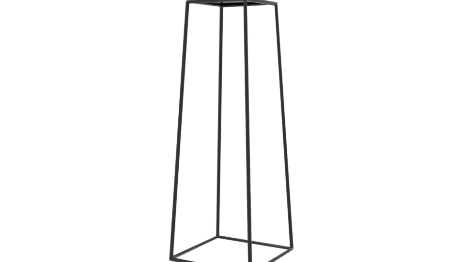 Minimalist Metal Display Stand - Professional 3D Model Render 9