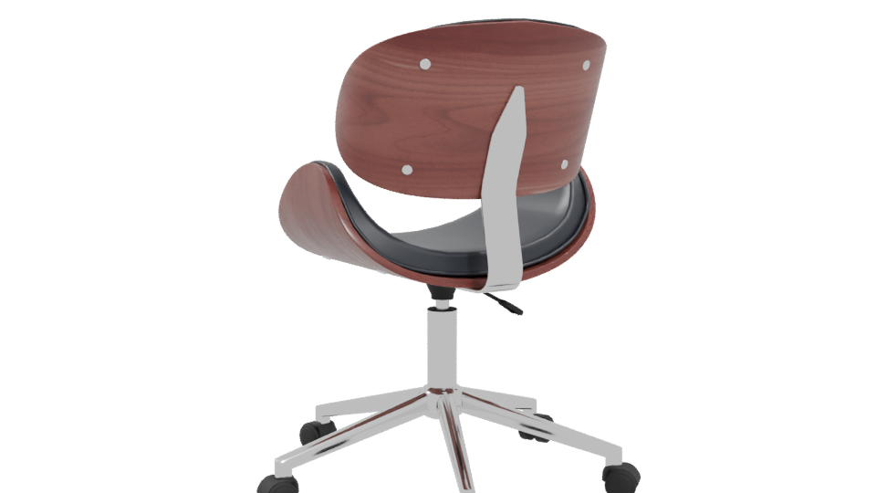 Sleek Modern Office Chair 3D - Professional 3D Model Render 4