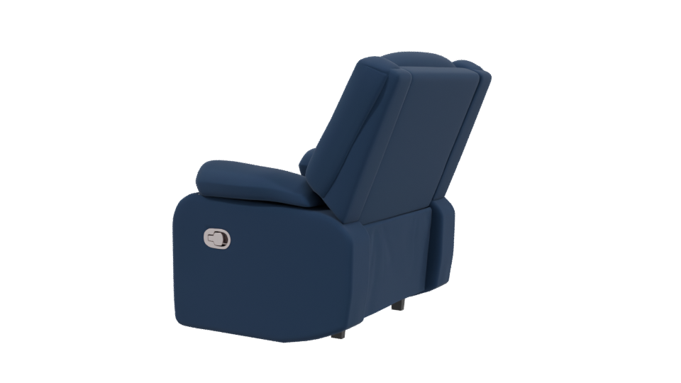 Stylish Recliner Chair 3D Model - Professional 3D Model Render 3