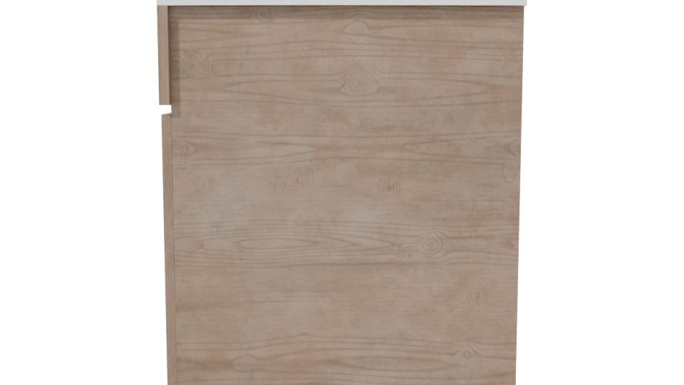 Minimalist Wooden Storage Box 3D - Professional 3D Model Render 2