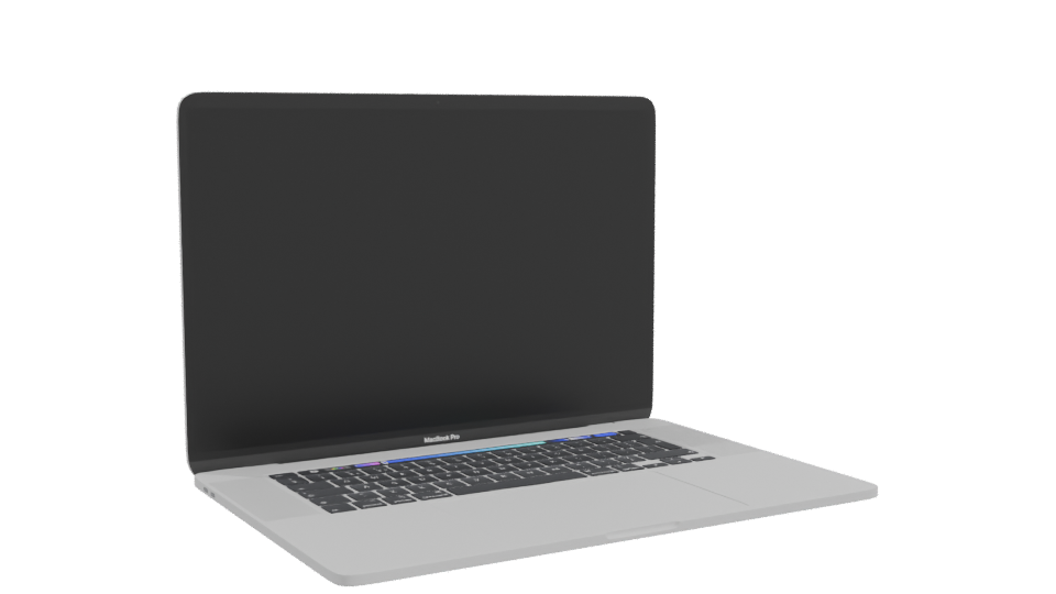 Sleek Laptop 3D Model - Professional 3D Model Render 10