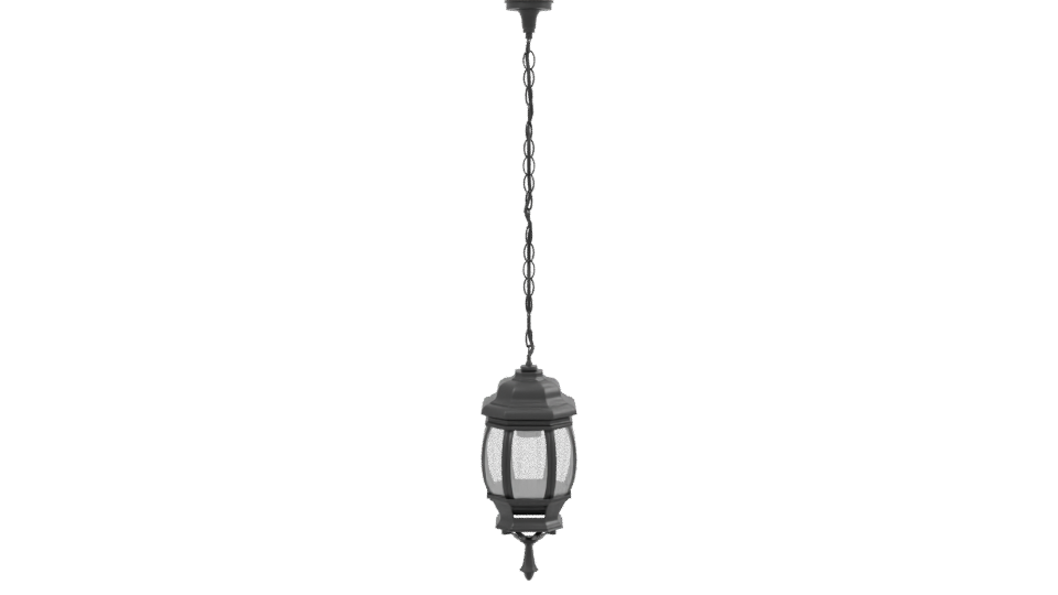 Elegant Hanging Lantern 3D Model - Professional 3D Model Render 2