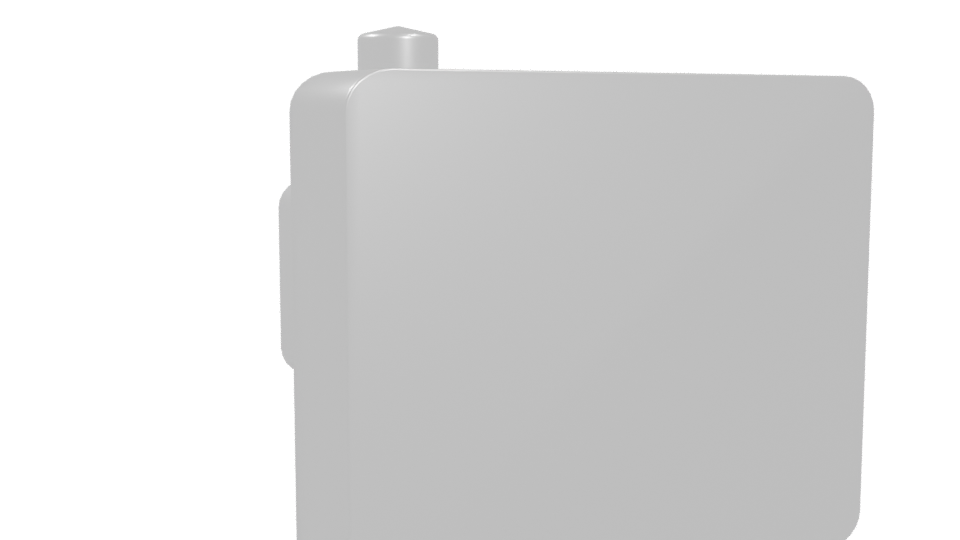 Stylish Minimalist Wall Hook Model - Professional 3D Model Render 4