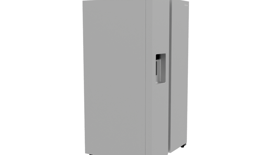 Sleek Modern Refrigerator 3D Model - Professional 3D Model Render 9