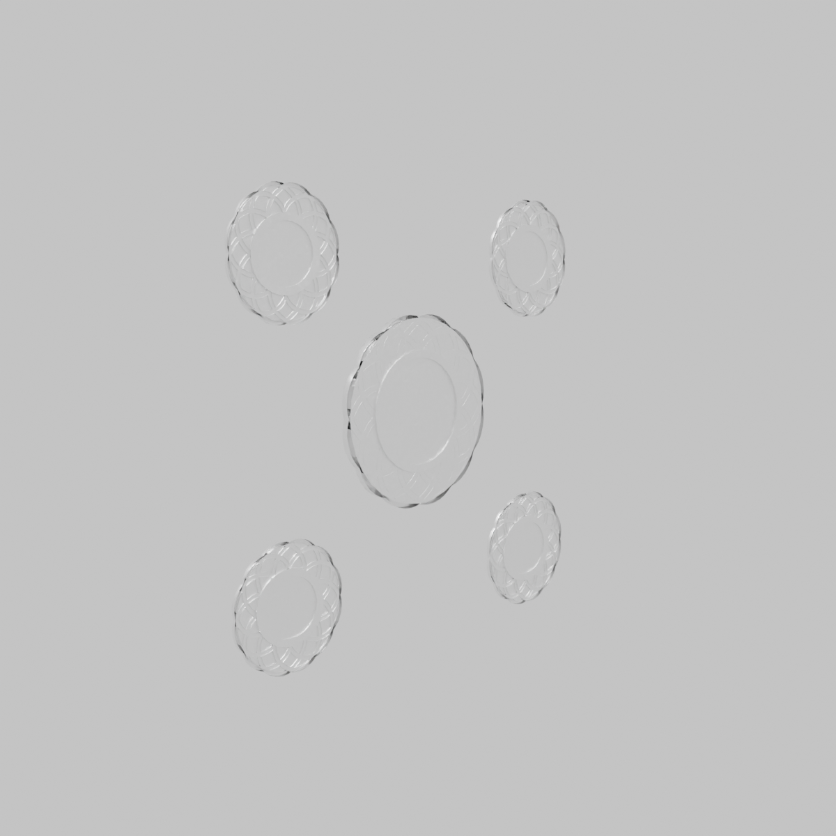 Set de Espejos Decorativos Tarta