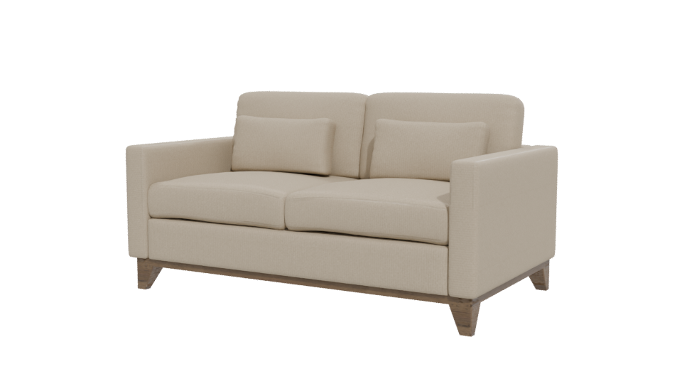 Contemporary Fabric Sofa 3D Model - Professional 3D Model Render 12