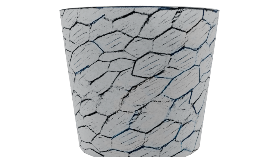 Artistic Decorative Pot 3D Model - Professional 3D Model Render 9