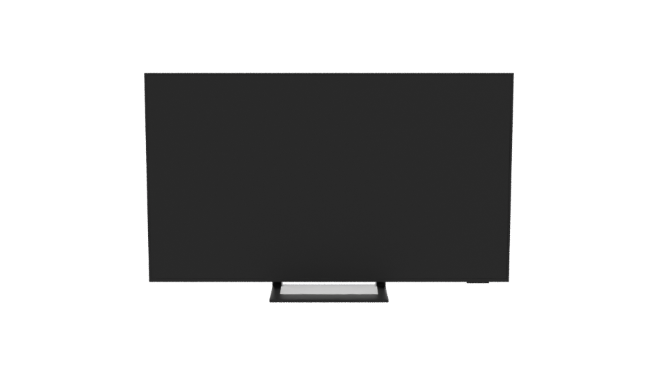Sleek 4K LED TV Model - Professional 3D Model Render 11