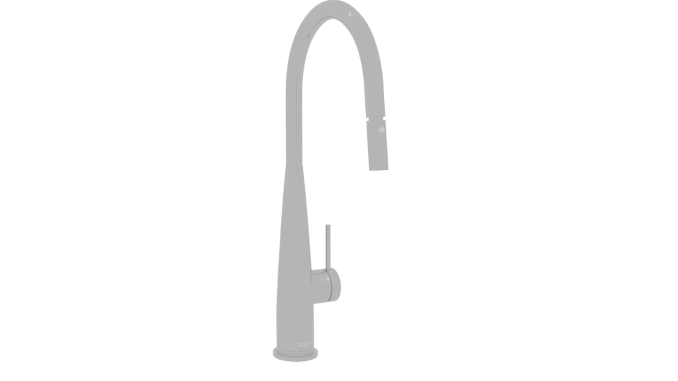 Sleek Modern Kitchen Faucet Model - Professional 3D Model Render 10