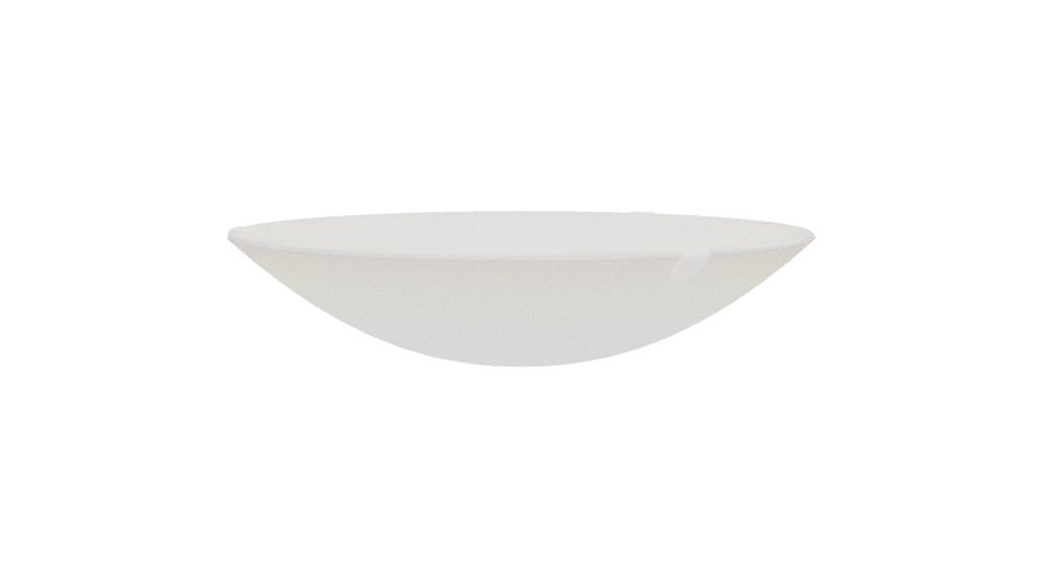 Elegant Shallow Ceramic Bowl 3D - Professional 3D Model Render 12