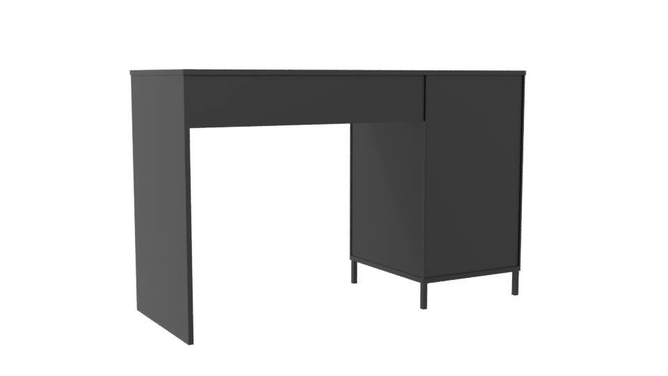 Stylish Modern Desk 3D Model - Professional 3D Model Render 4