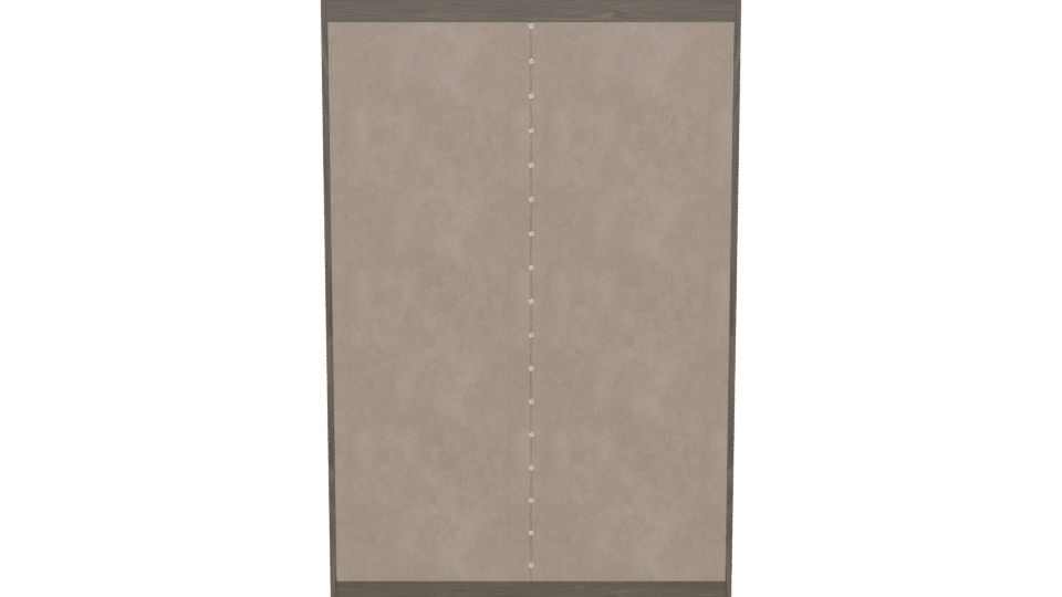 Modern Closet 4 Doors 3D Model - Professional 3D Model Render 5