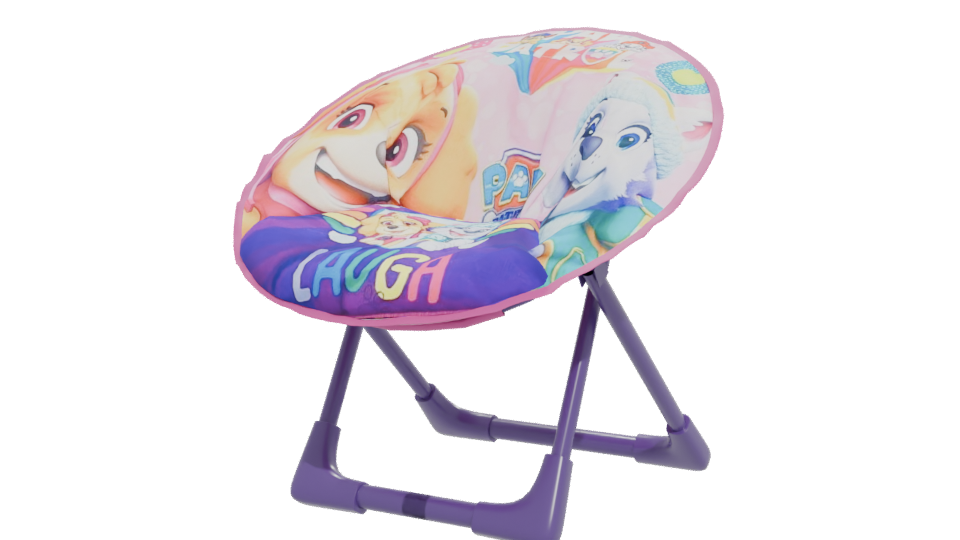 Kids Cozy Chair Model 3D - Professional 3D Model Render 12