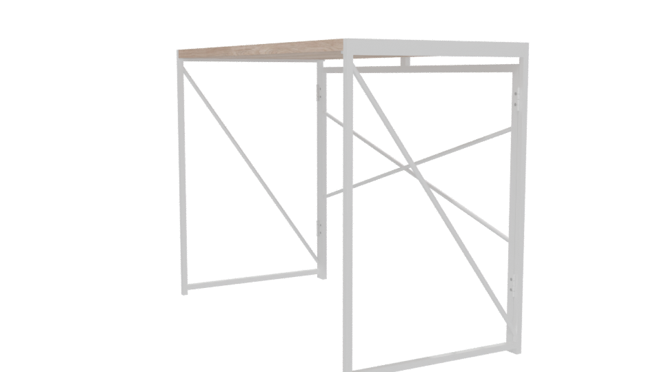 Modern Minimalist Desk 3D Model - Professional 3D Model Render 13