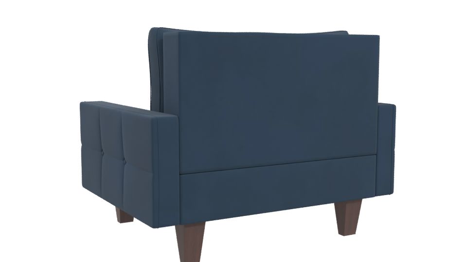 Stylish Modern Loveseat 3D Model - Professional 3D Model Render 4