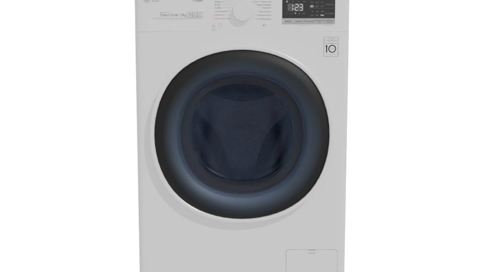 Modern Washing Machine 3D Model - Professional 3D Model Render 11